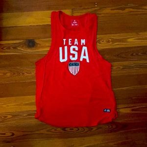 OLD NAVY USA TEAM APPAREL RED TANK TOP LARGE
